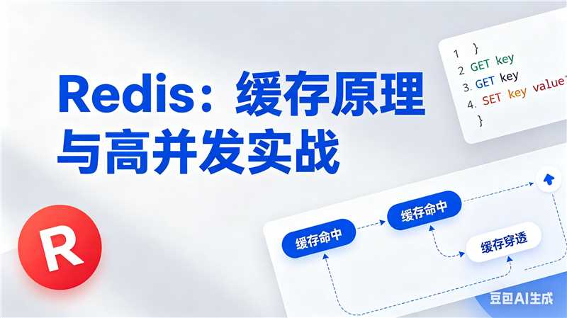 Redis：缓存原理与高并发实战
